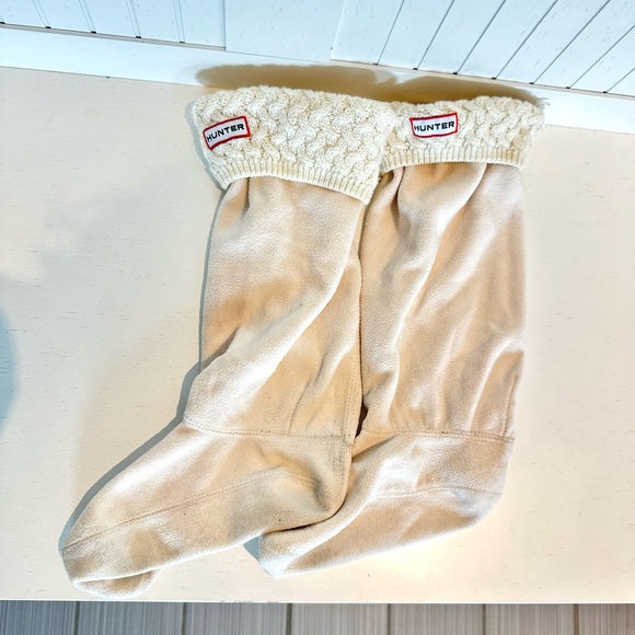 Hunter Boot Socks Cream Colored - Picture 1 of 2